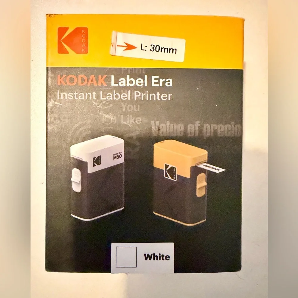 NEW Kodak Label Era Instant Printer in Black and white